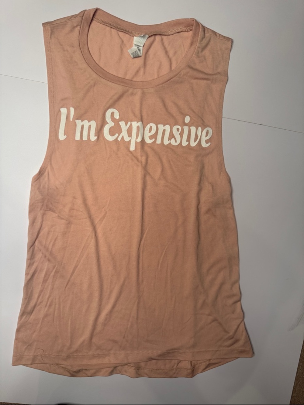 "I'm Expensive" Women's Pink Tank